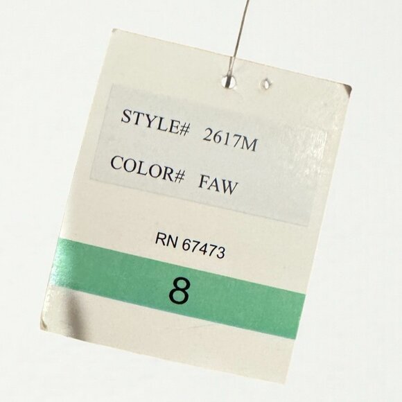 NWT Just... Taylor Copper Satin Midi Dress Women's Size 8 - Picture 6 of 6